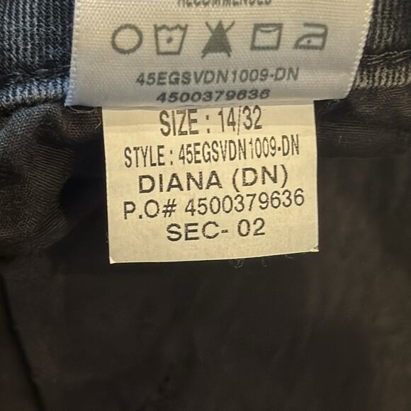 Sam Edelman Women's The Stiletto High Rise Skinny Crop Jean Black Wash Size 32 - Picture 9 of 9